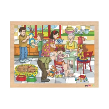 Ahşap Puzzle Aile 24 Parça