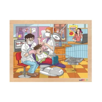 Eğitici Ahşap Puzzle Sağlık