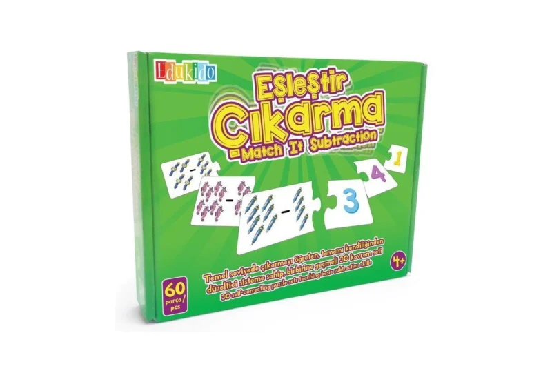 Eğitici Puzzle Eşleştir Çıkarma