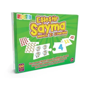 Eğitici Puzzle Eşleştir Sayma