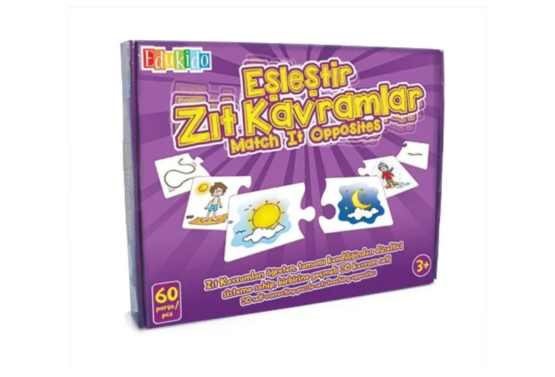Eğitici Puzzle Zıt Kavramlar