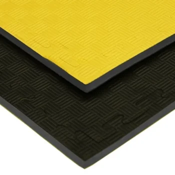 Tatami Minder 100x100 26 mm Sarı-Siyah