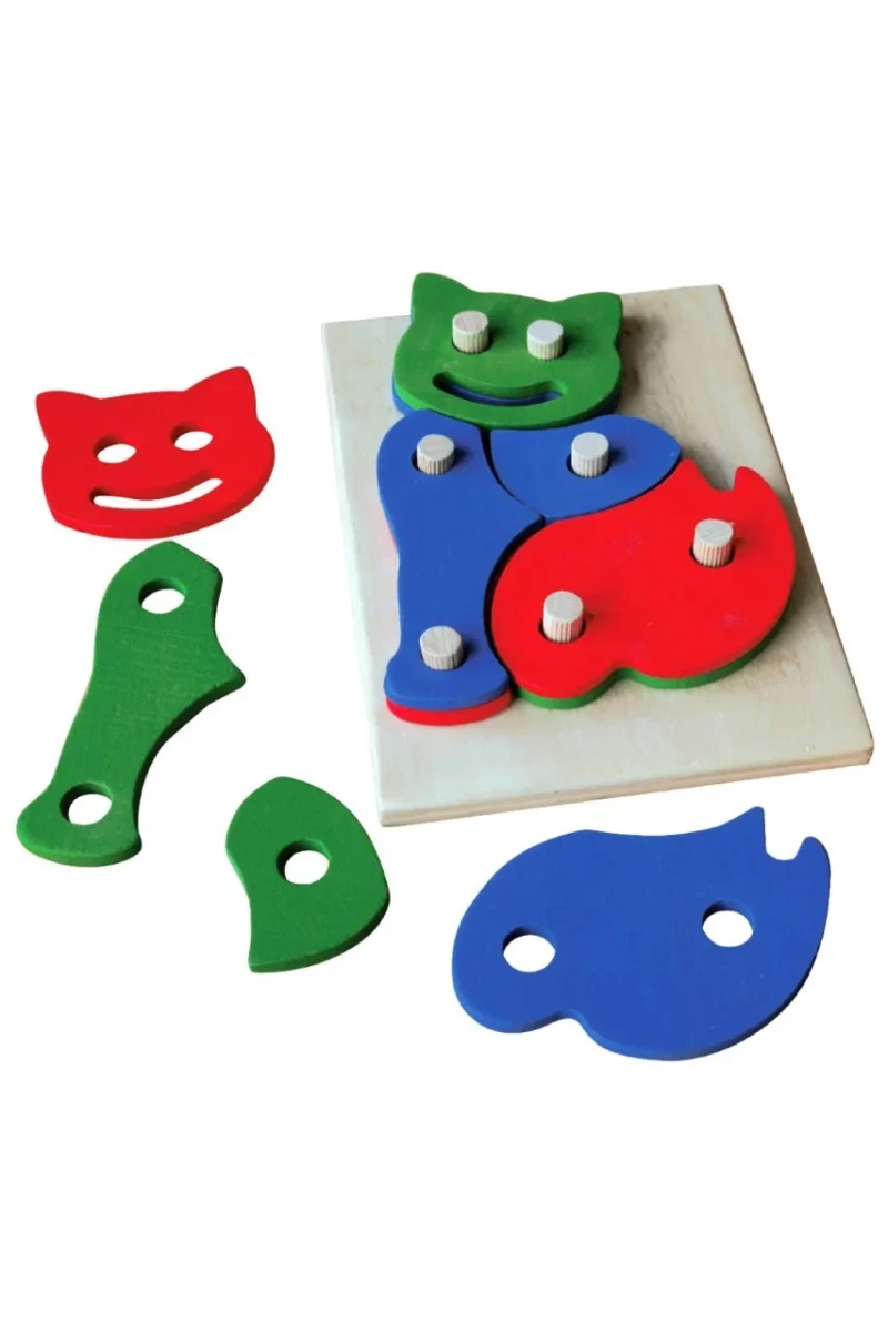 Sök-Tak Eğitici Oyuncak Kedi