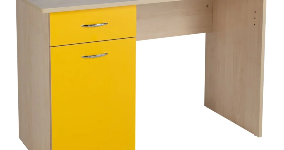 Çekmeceli kapaklı öğretmen masası