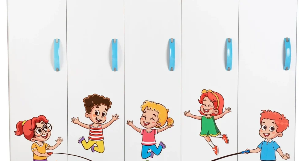 5 Kapaklı Portmanto Önden Görünümü