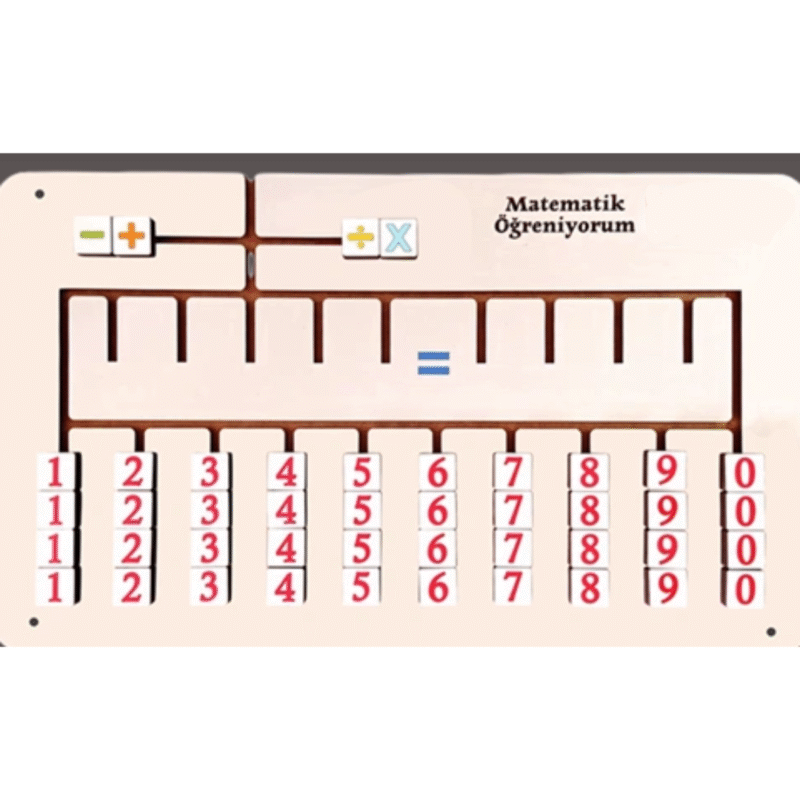 Matematik Öğreniyorum Duvar Oyunu