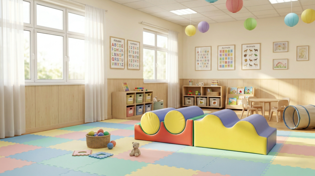 Küçük Alan İçin Sünger Oyun Grubu - Kreş Sınıf Köşesi Düzeni